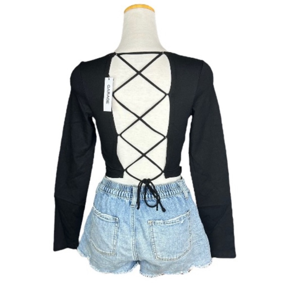 NWT GARAGE laced back long sleeved tee | size Med | multiple available